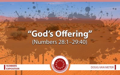God’s Offering (Numbers 28:1–29:40)